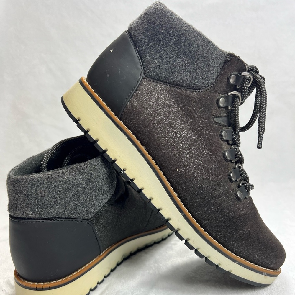 White Mountain Clifton Stylish Women's Ankle Boots in Brown and Gray